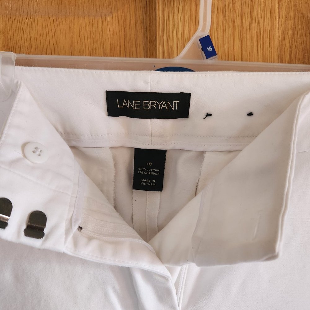 White cotton pants